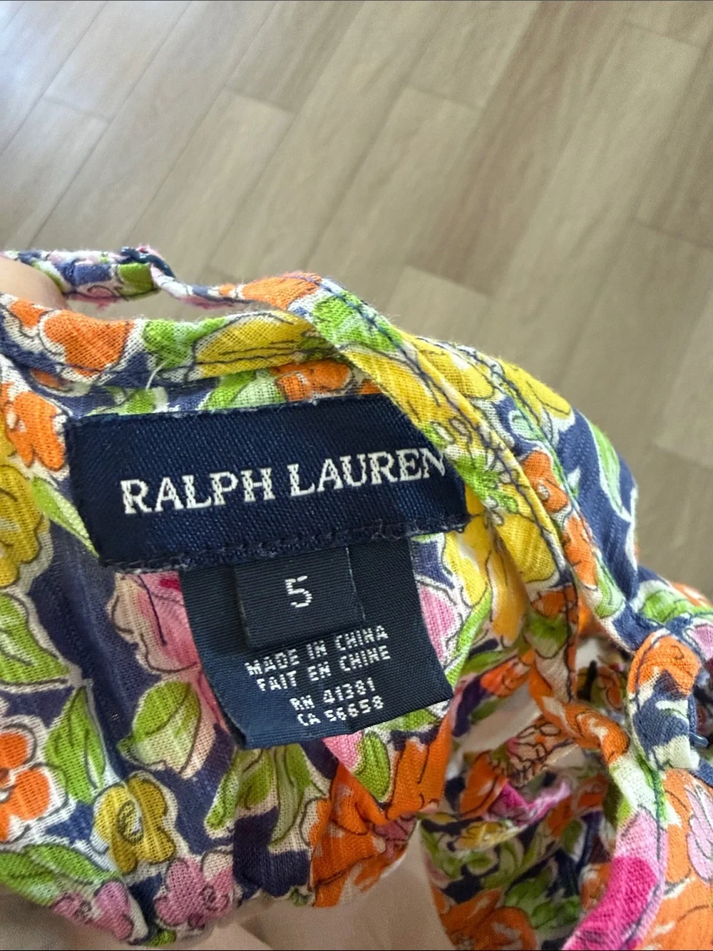 Ralph Lauren girls floral sundress size 5